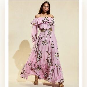 Cynthia Rowley Amalfi Silk Maxi Dress, size medium